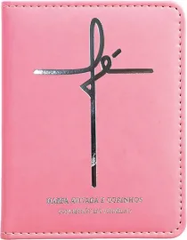 Harpa Luxo PU Letra Gigante � Modelo 10 � F� ROSA