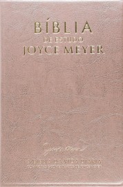 Biblia De Estudo Joyce Meyer Media Rosa Luxo