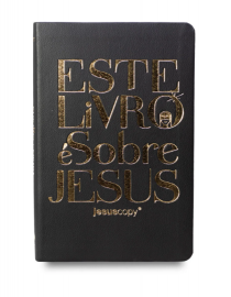 Bblia "Este Livro  sobre Jesus Luxo Capa Preta