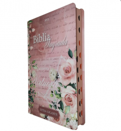 B�blia Mulher Virtuosa NVI Letra Gigante Capa Dura Com Indice