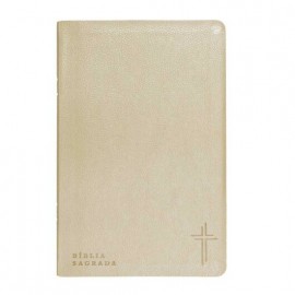 B�blia NVT Letra Grande- Luxo Bege