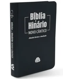 B�blia e Hin�rio Pequena RA 047 LM - Capa luxo Azul