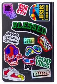 B�blia Sticker 2 0 Preta NVI Capa Dura