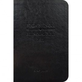 B�blia King James 1611 Bil�ngue Capa Luxo Preta