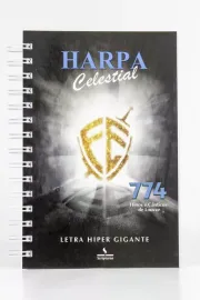 Harpa Espiral Grande - Letra Hiper Gigante Fe Preta 774 Hinos