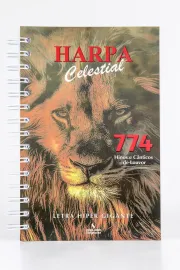 Harpa 774 Espiral Grande Letra Hiper Gigante Leao Frente
