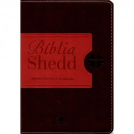 Bblia Shedd  Marrom E Vermelho