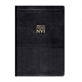 Bíblia de Estudo NVI Preta Luxo