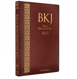 B�blia King James 1611 Ultra fina Ampliada Marrom