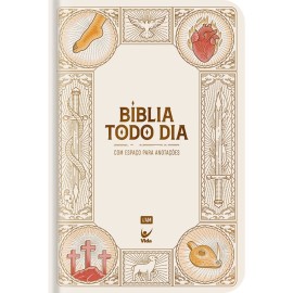 B�blia Todo Dia com Espa�o para Anota��es AM L. Normal Capa Dura Vitral