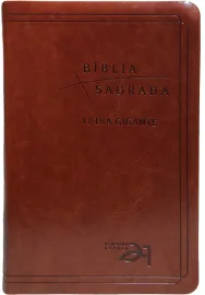 B�blia Almeida S�culo 21 Letra gigante luxo - marrom