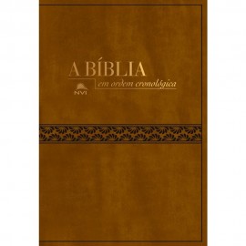 Biblia Em Ordem Cronologica Luxo Marrom
