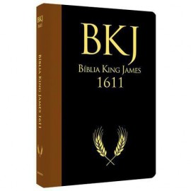 Bíblia King James 1611 Ultra fina Preta com marrom