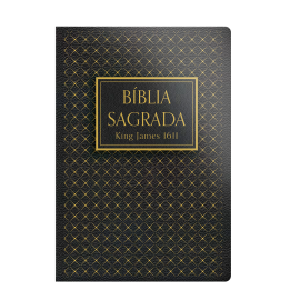 B�blia King James 1611 - Semi Luxo Preta 