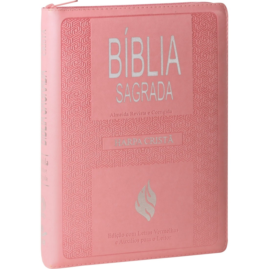 Bíblia Sagrada Mover de Deus - ARC - capa luxo - rosa