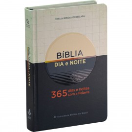 Bblia Dia e Noite  365 Dias - Capa Dura Noite e Dia