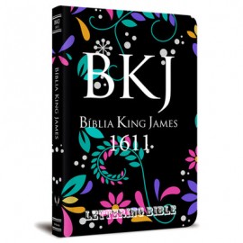 Biblia Bkj 1611 Lettering Floral Ultra Fina 