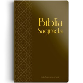 Biblia Rc Gigante C. Mapa Semi Luxo Marrom