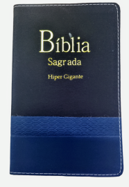 Biblia Hiper Gigante Luxo Sem Harpa índice Estrela Bicolor cpp