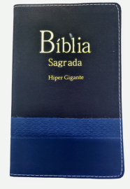 Biblia Hiper Gigante Luxo Sem Harpa ndice Estrela Bicolor cpp