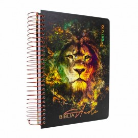 B�blia NVT Anote Slim Le�o Fire