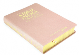 Biblia Hiper Legivel Luxo Rosa