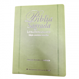 B�blia Ra Letra Extragigante Luxo Verde