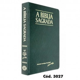 Biblia Classic Acf Letra Grande Verde Semi Luxo 