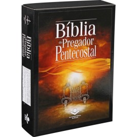 Biblia Do Pregador Pentecostal Vinho Luxo Com �ndice