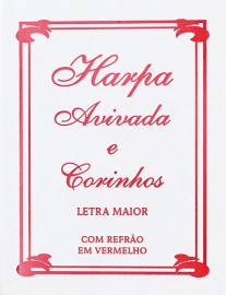 Harpa Avivada e Corinhos pequena Brochura Branco Tradicional