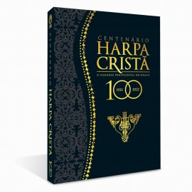 Harpa Cristã Centenário Preta Brochura