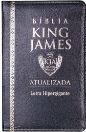 Biblia King James Ra Hiper Gigante Pu Luxo - Preta