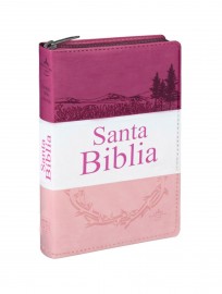 Santa Biblia Con Concordancia Tricolo Rosa Ziper Espanhol