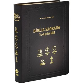 B�blia Sagrada - Tradu��es SBB Luxo TB ARC RA NAA NTLH