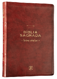 B�blia NVI, Letra S�nior, Capa luxo vinho, Leitura Perfeita