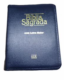 Bíblia Bolso Pequena  ACF Letra Média Ziper