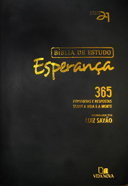 B�blia de estudo Esperan�a - Capa Preta