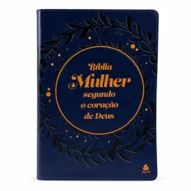 B�blia Mulher Segundo o Cora��o de Deus - Azul