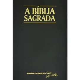 Biblia Acf Letra Gigante Preta Luxo