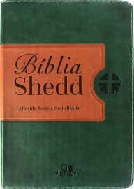 Bíblia Shedd - verde e marrom
