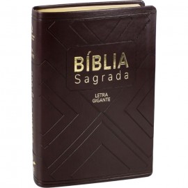 Biblia Letra Gigante mrraom nobre Luxo Naa com indice