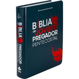 B�blia do Jovem Pregador Pentecostal Luxo Azul