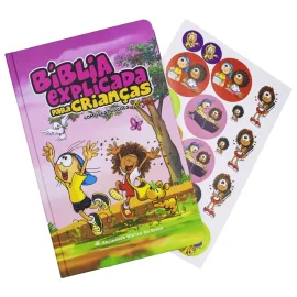 B�blia Explicada para Crian�as Mig & Meg NTLH Capa dura ilustrada