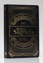 Biblia Nvt Preta Semi Luxo