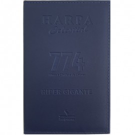 Harpa Luxo Grande - Letra Hiper Gigante Com 774 Hinos Azul