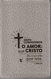 Biblia Almeida Contemporanea Slim Cruz Cinza Cruz