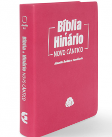 Bblia e Hinrio RA Pequena 045 LM - Capa Macia Pink
