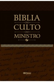 Bblia do culto do Ministro Marrom  com ndice