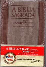 Biblia Rcm Luxo Acf Cortica Madeira