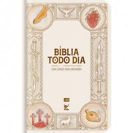 B�blia Todo Dia com Espa�o para Anota��es AM L. Normal Capa Dura Vitral